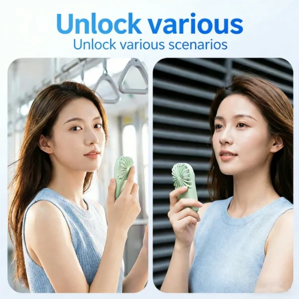 USB Rechargeable Mini Handheld Fan