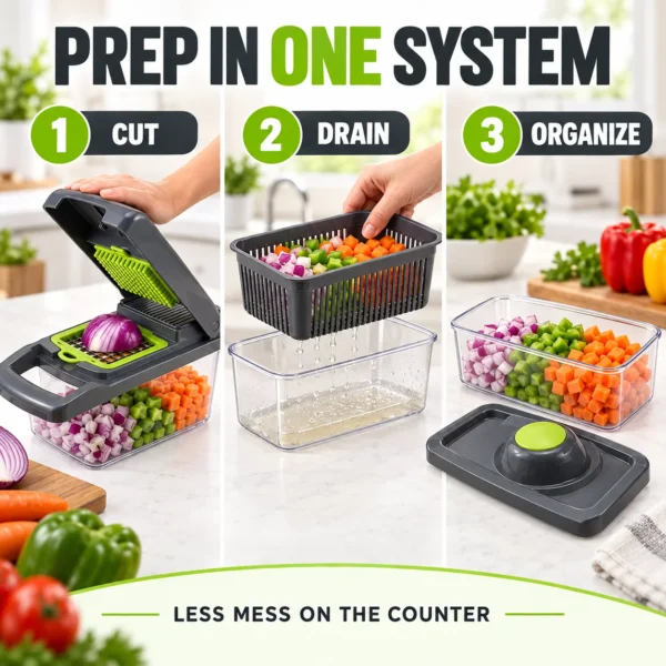 7-Blade Multifunctional Vegetable Chopper