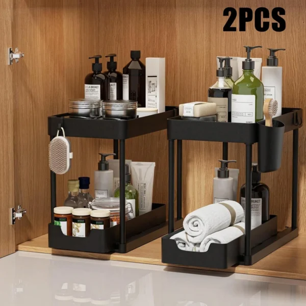 2-Tier Pull-Out Under Sink Organizer