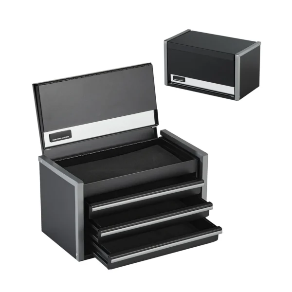 SucceBuy Portable 3-Drawer Metal Tool Chest