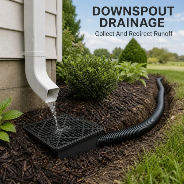 Outdoor Drain Catch Basin Kit