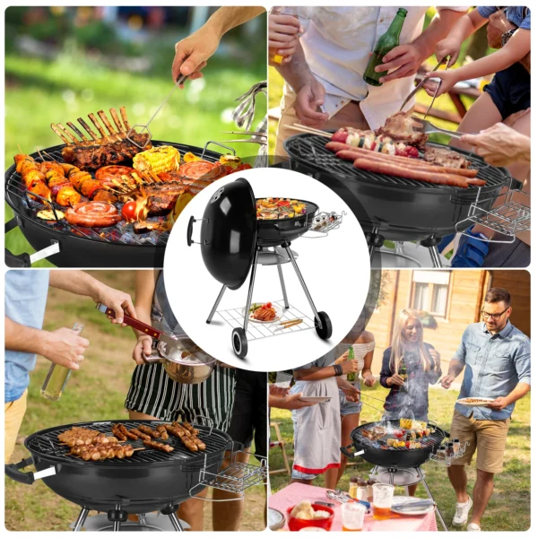 28-Inch Portable Charcoal Kettle Grill